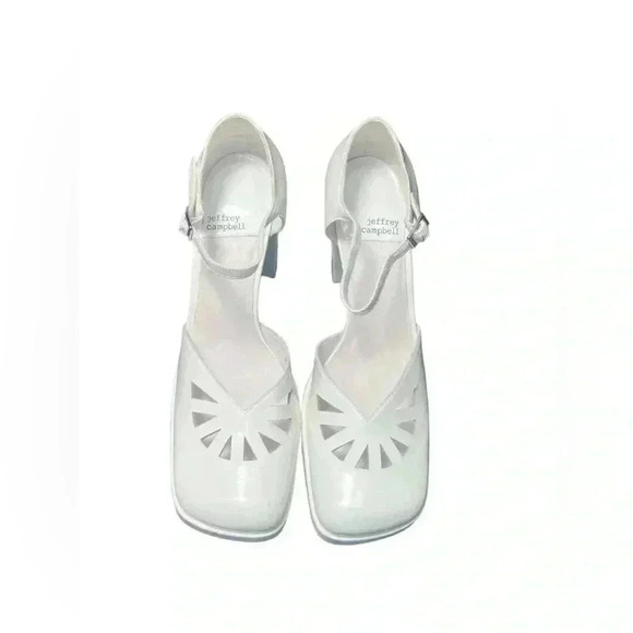 Jeffrey Campbell White Maxxed platform, Mary Jane size 8 $115 Brand New - Picture 2 of 11